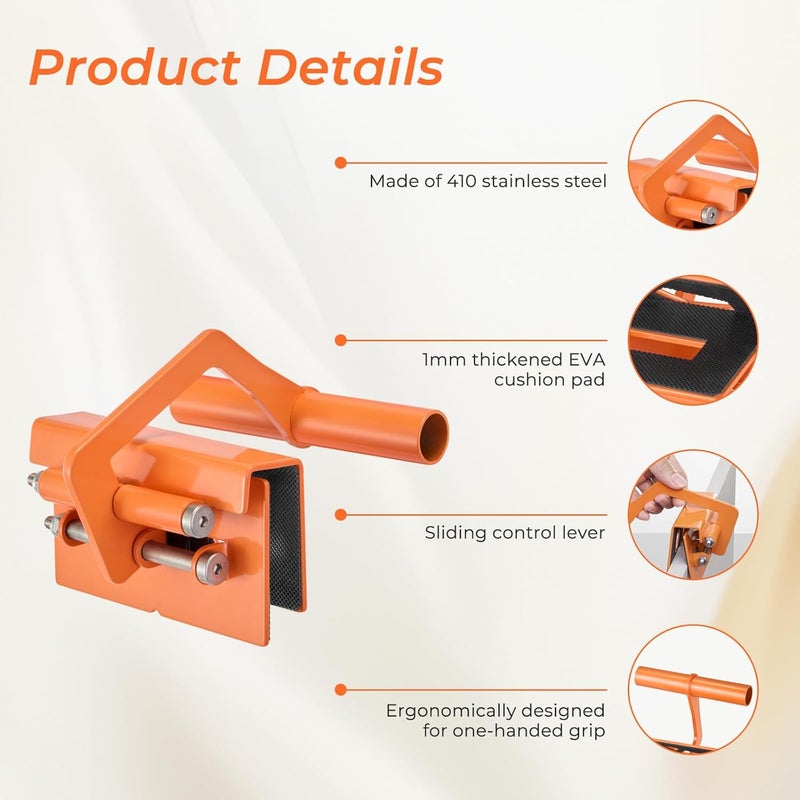 Imbot Panel Carrier，Plywood Lifting Tool, Drywall Carrying Tool，Support Up To 110 Lbs - One-Hand Ergonomic Handle, Suitable For Wood,Drywall，Woodworking Tools& Accessories - Image 3